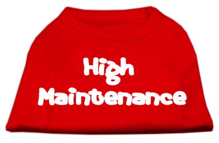 High Maintenance Screen Print Shirts (Option: Red XS)