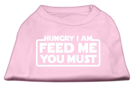 Hungry I am Screen Print Shirt (Option: Light Pink XXL)