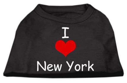 I Love New York Screen Print Shirts (Option: Black XS)