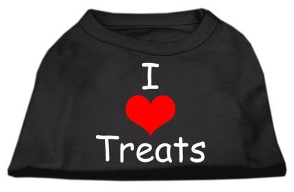 I Love Treats Screen Print Shirts (Option: Black XS)