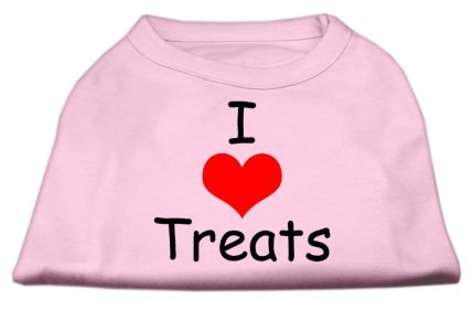 I Love Treats Screen Print Shirts (Option: Pink XXXL)