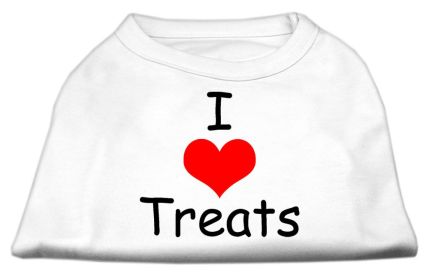 I Love Treats Screen Print Shirts (Option: White XXXL)