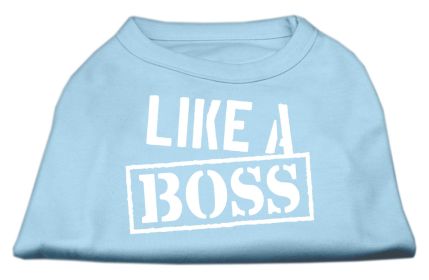 Like a Boss Screen Print Shirt (Option: Baby Blue XXXL)