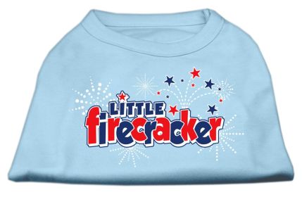 Little Firecracker Screen Print Shirts (Option: Baby Blue XXXL)