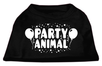 Party Animal Screen Print Shirt (Option: Black XXL)