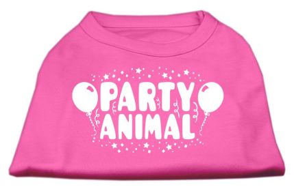 Party Animal Screen Print Shirt (Option: Bright Pink XXXL)