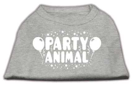 Party Animal Screen Print Shirt (Option: Grey XXXL)