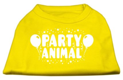 Party Animal Screen Print Shirt (Option: Yellow XXXL)