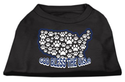 God Bless USA Screen Print Shirts (Option: Black XXL)