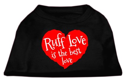 Ruff Love Screen Print Shirt (Option: Black XS)