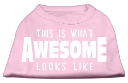 This is What Awesome Looks Like Dog Shirt (Option: Light Pink XXL)