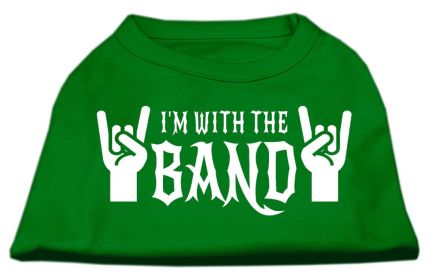 With the Band Screen Print Shirt (Option: Green XXXL)