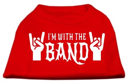 With the Band Screen Print Shirt (Option: Red XXL)