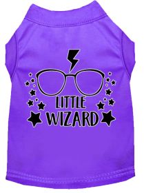 Little Wizard Screen Print Dog Shirt (Option: Purple XS)