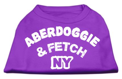 Aberdoggie NY Screenprint Shirts (Option: Purple XL)