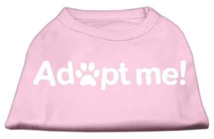 Adopt Me Screen Print Shirt (Option: Light Pink XS)