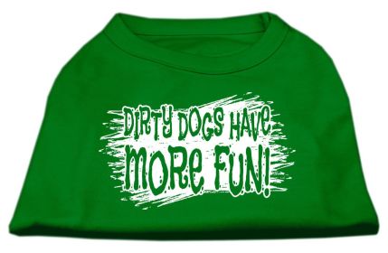 Dirty Dogs Screen Print Shirt (Option: Emerald Green XL)