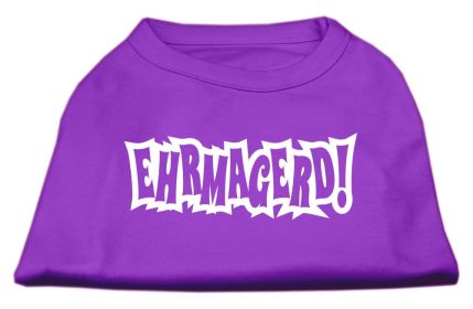 Ehrmagerd Screen Print Shirt (Option: Purple XL)