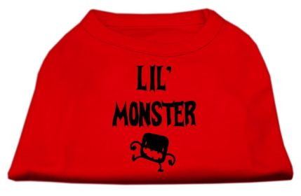 Lil Monster Screen Print Shirts (Option: Red XL)