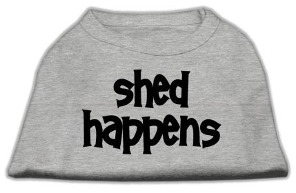 Shed Happens Screen Print Shirt (Option: Grey XL)