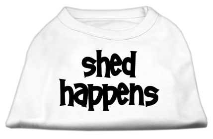 Shed Happens Screen Print Shirt (Option: White XL)