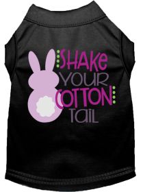 Shake Your Cotton Tail Screen Print Dog Shirt (Option: Black XL)