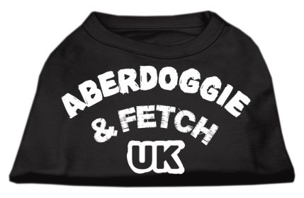 Aberdoggie UK Screenprint Shirts (Option: Black XL)