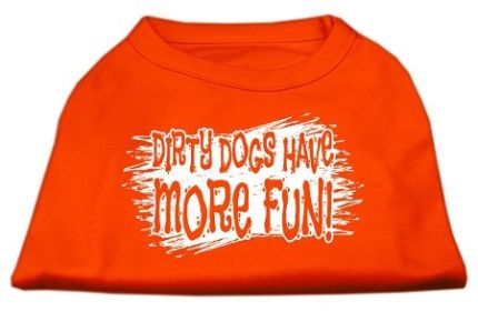 Dirty Dogs Screen Print Shirt (Option: Orange Sm)