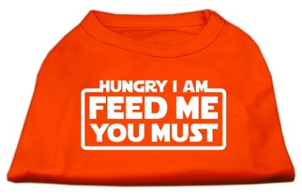 Hungry I am Screen Print Shirt (Option: Orange Sm)