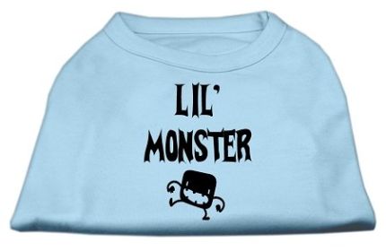 Lil Monster Screen Print Shirts (Option: Baby Blue XL)