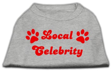 Local Celebrity Screen Print Shirts (Option: Grey Sm)