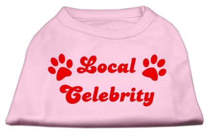 Local Celebrity Screen Print Shirts (Option: Pink Sm)