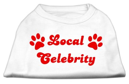 Local Celebrity Screen Print Shirts (Option: White Sm)