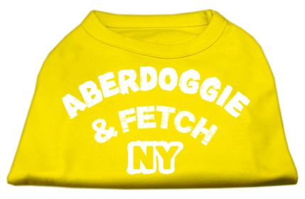 Aberdoggie NY Screenprint Shirts (Option: Yellow Med)