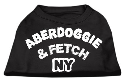 Aberdoggie NY Screenprint Shirts (Option: Black Med)