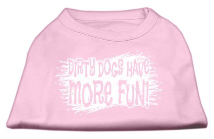 Dirty Dogs Screen Print Shirt (Option: Light Pink Med)