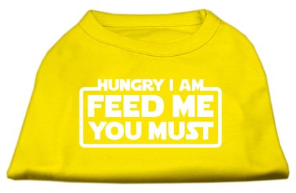 Hungry I am Screen Print Shirt (Option: Yellow Med)