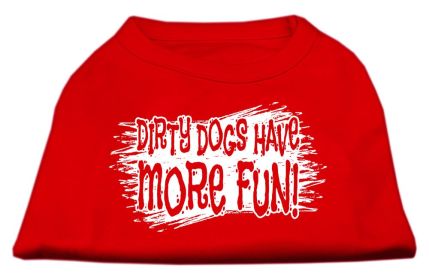 Dirty Dogs Screen Print Shirt (Option: Red Lg)