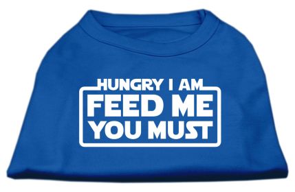 Hungry I am Screen Print Shirt (Option: Blue Lg)