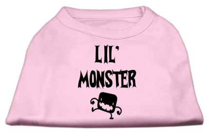 Lil Monster Screen Print Shirts (Option: Pink Lg)