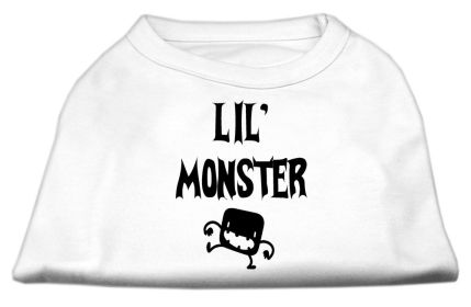 Lil Monster Screen Print Shirts (Option: White Lg)