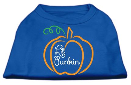 Lil Punkin Screen Print Dog Shirt (Option: Blue XS)