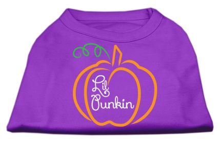 Lil Punkin Screen Print Dog Shirt (Option: Purple XS)