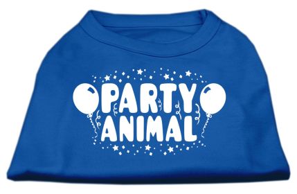 Party Animal Screen Print Shirt (Option: Blue Lg)