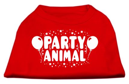 Party Animal Screen Print Shirt (Option: Red Lg)